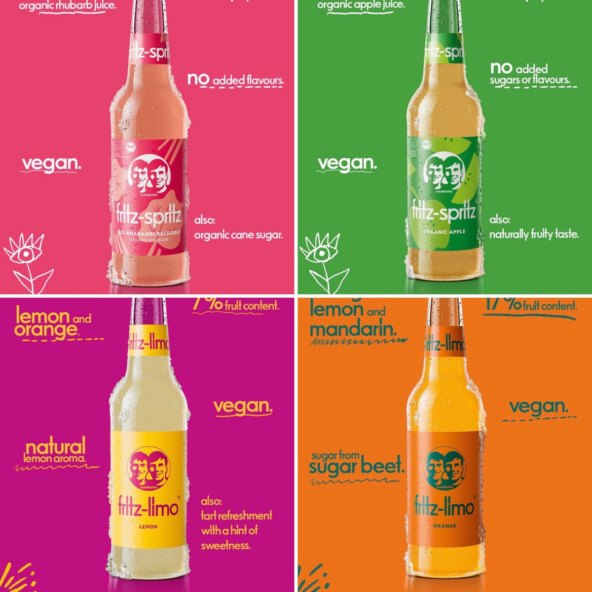 Fritz Fruity - Mixed Pack (12 bottles)