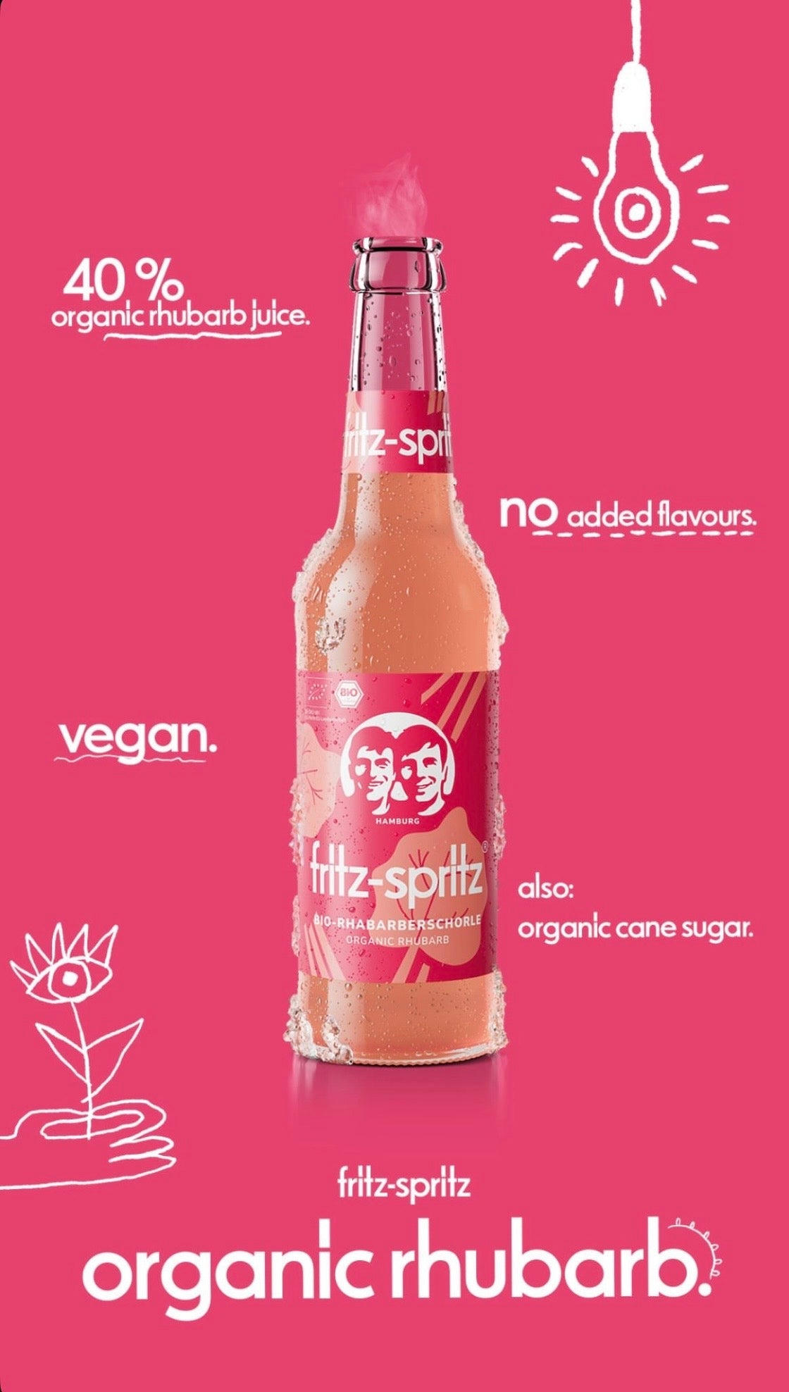 Fritz-Spritz Organic Rhubarb Spritzer