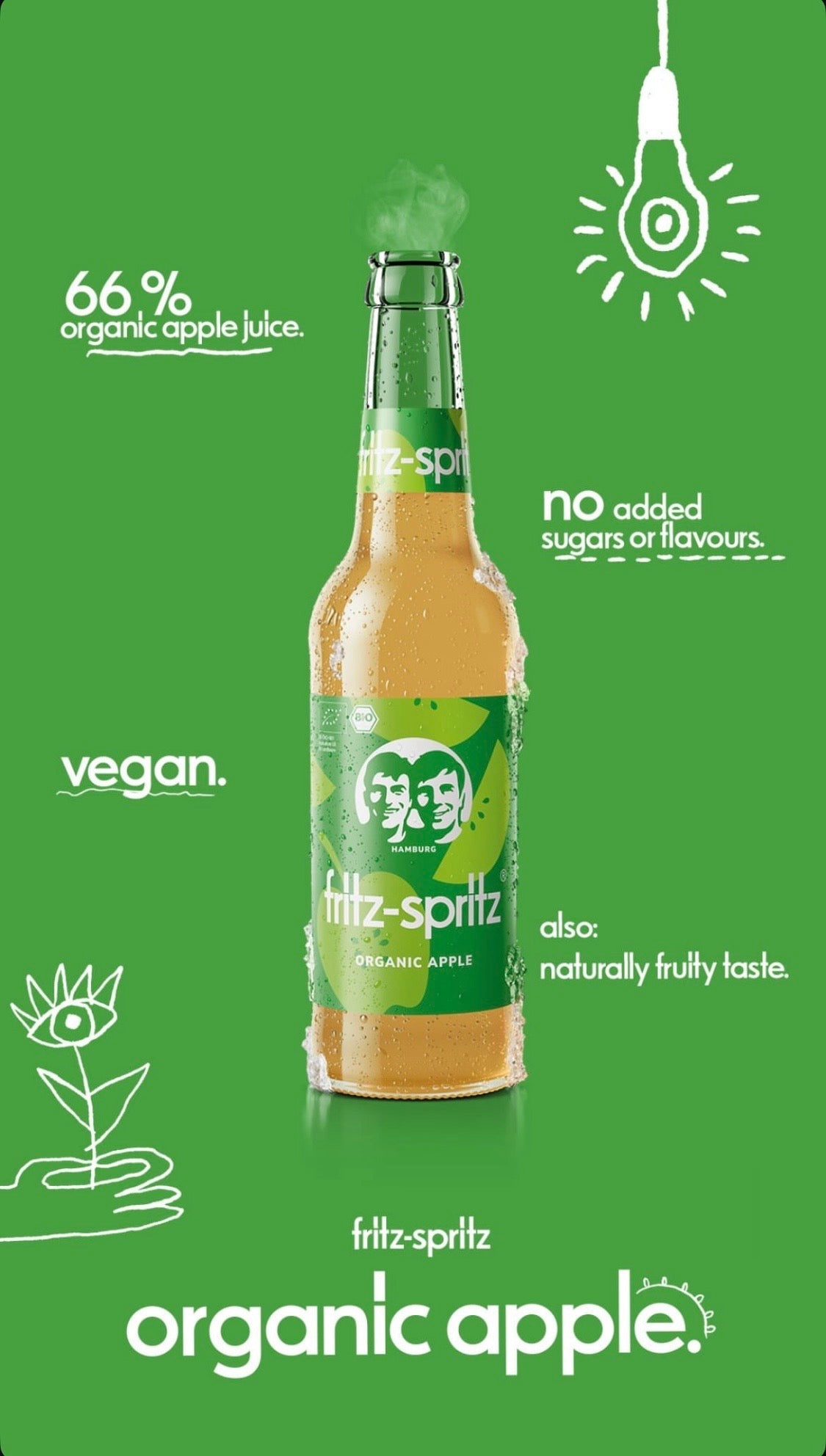 Fritz-Spritz Organic Apple Spritzer